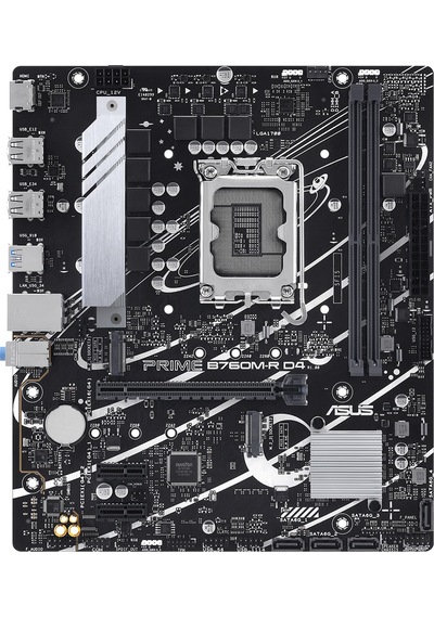 Asus Prıme B760m-r D4 Intel B760 Soket 1700 Ddr4