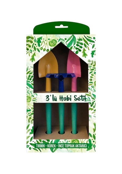Hobi Seti, 3'lü Hobi Seti Tırmık, Kürek, İnce Toprak Aktarıcı