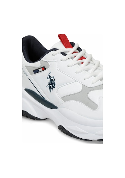 U.s. Polo Assn. Solıdar Yüksek Taban Erkek Spor Sneaker Ayakkabı Beyaz-lacivert Beyaz - Lacivert U.s. Polo Assn. Solıdar Yüksek Taban Erkek Spor Sneaker Ayakkabı Beyaz-lacivert Beyaz - Lacivert