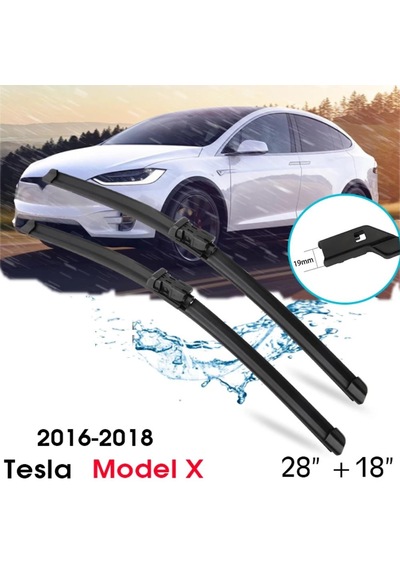 Tesla Model X Ön Cam Muz Silecek Takımı 2016-2018