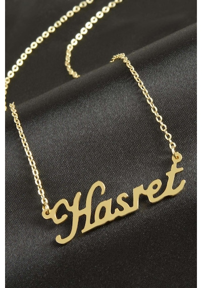 Hnrlıshp Hasret İsimli Kolye -sarı altın 07501861