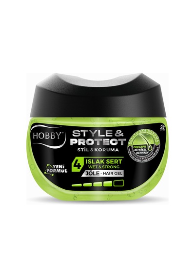Hobby Style&protect Islak Sert Jöle 400 Ml 4 Adet Renkli