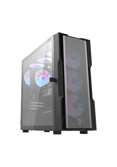 Rampage INFINITY MESH 4 ARGB Fan Manyetik Temperli Camlı E-ATX Mid Tower Oyuncu Kasası