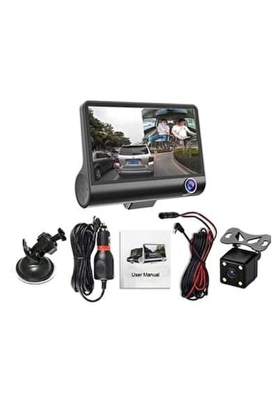 Poscam Uniywell Full Hd 1080p Araç İçi Kamera Seti - 4.0" Geniş Ekran, 170 Geniş Açı, G-sensör, Wdr Gece Görüşü Ve Arka Görüş Kamerası Dahil