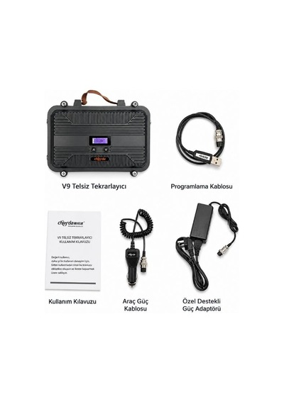 Chierda V9 10w Taşınabilir Vhf/uhf Gmrs Tekrarlayıcı Uzun Menzilli Radyo Baz İstasyonu
