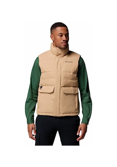 Columbia Landroamer Puffer Vest Erkek Outdoor Yeleği 2134281262 Kahverengi Kahverengi