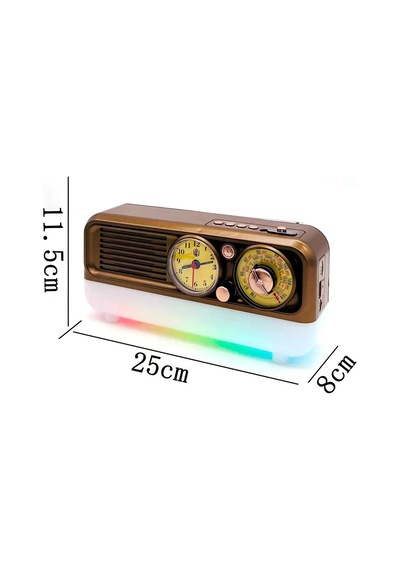Concord Ns-7210 Nostaljik Tasarım Usb & Tf & Aux Fm Radyo Bluetooh Hoparlör