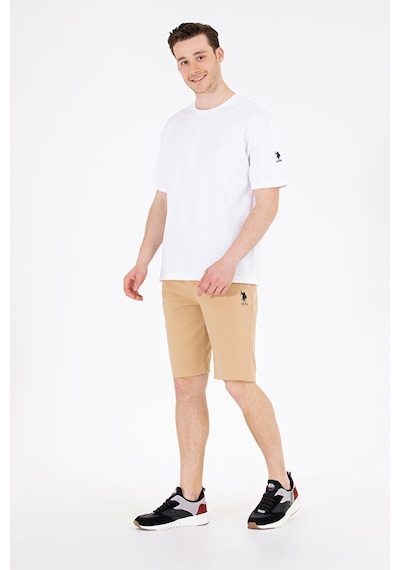 U.S. Polo Assn. Erkek Camel Örme Şort 50263258-vr015 Çok Renkli