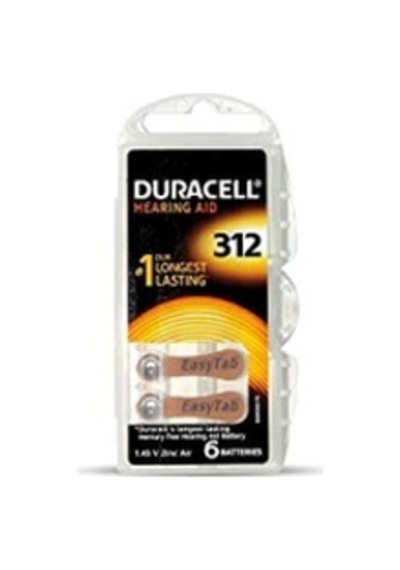Go İthalat Duracell 312 İşitme Cihaz Kulak Pili 6 Parça Kutu