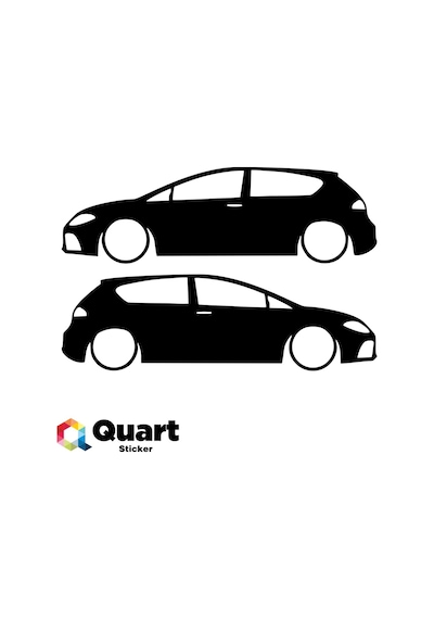 Seat Leon Basık Oto Sticker Araba Sticker (417193397)