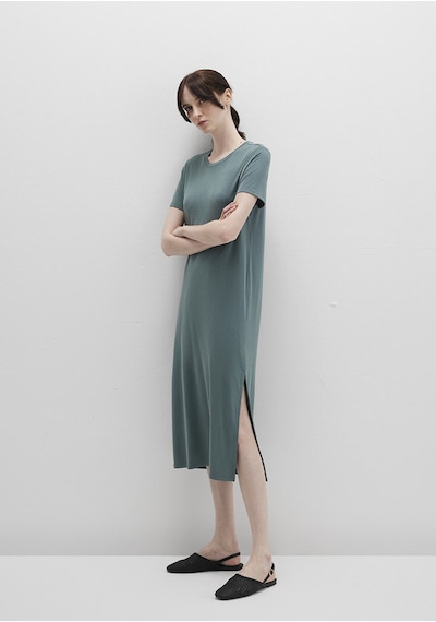 Mavi - Tencel Tm Modal Yeşil Midi Elbise 1310777-71917 Yeşil