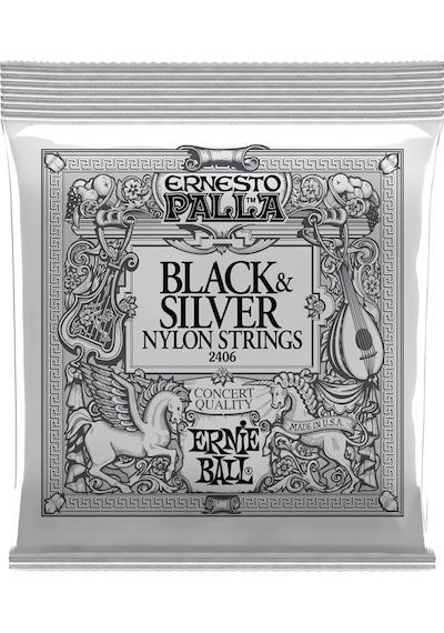Ernie Ball P02406 Ernesto Palla Siyah Misina Takım Tel Klasik Git