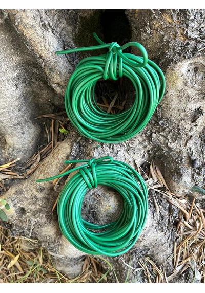 Aymen Çiçekçilik 2 Adet Fidan Bağlama İpi 10 Metre - 3 Mm Toplam 20 Metre Sera İpi Fide Bağ D