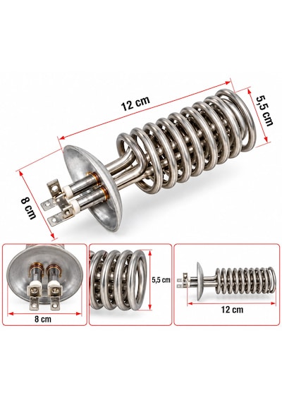 İhlas Tipi Şofben Rezistansı 7500 W 220 V