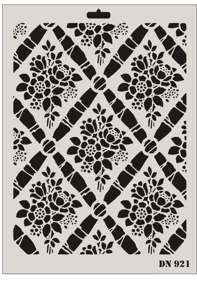 Rich Dantel Seri Dn-921 Stencil 35x25 Cm - Elwm-290479 Renkli