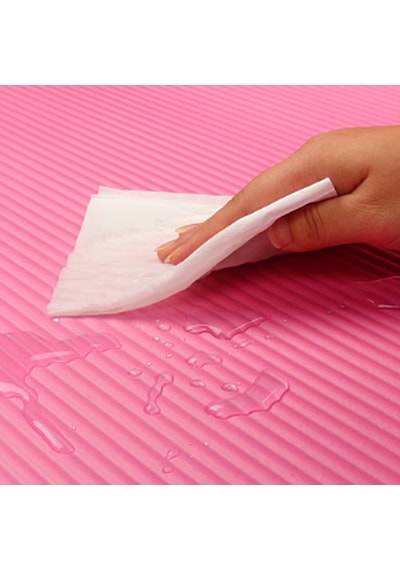 Gus Pro - 191 Cm Pembe Yoga Matı 1,5 Cm Ekstra Kalın Kaymaz Antrenman Minderi Pembe