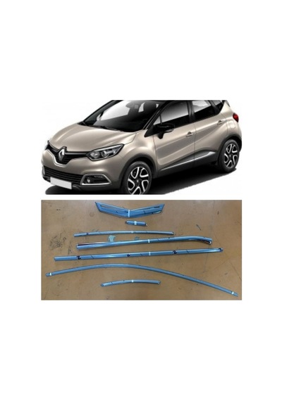 Renault Captur Icon Joy Ve Touch 18 Parça Cam Çerçevesi 2020+ Sonrası Uyumlu