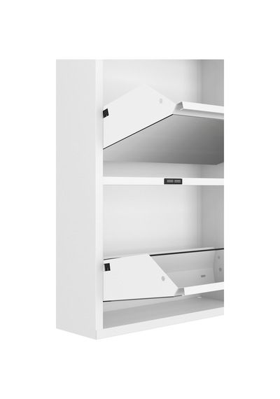 Ceha Tablalı 4'lü Metal Ayakkabılık - Kar Beyaz/aynalı K.AYK-2.4/A/B/P9003