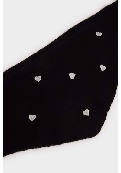 Defacto Kadın Nakışlı Bandana H0481ax26smbk27 Siyah-bk27