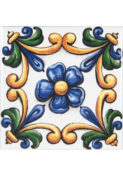 Can Seramik – 10x10 Cm. Cç-115 Kütahya Çini Karo 5'li 1 Paket