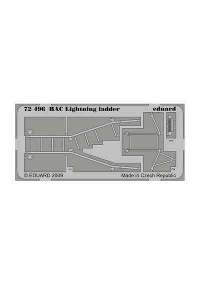 Eduard 72496 1/72 Ölçek, Bac Lıghtnıng Merdiveni - Trumpeter -