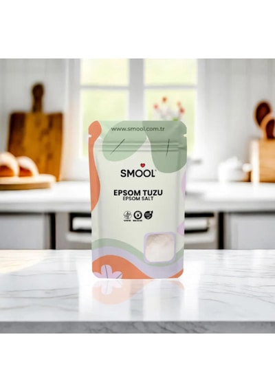 Epsom Tuzu 1000 Gr İngiliz Tuzu Katkısız, Banyo Tuzu Ayak Banyosu Peeling 1 Kg