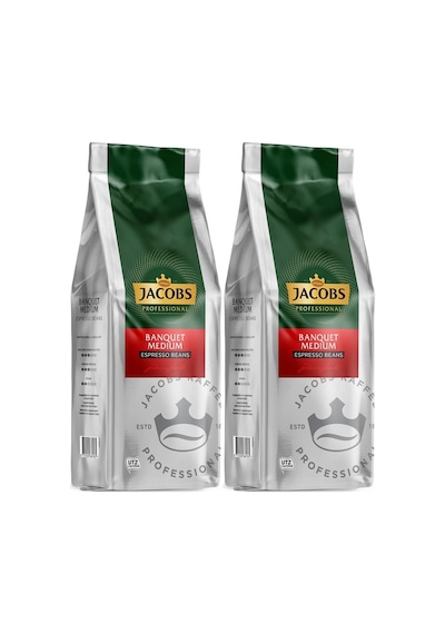 Jacobs Banquet Medium Çekirdek Kahve 1kg Espresso Beans 2li Set Espresso