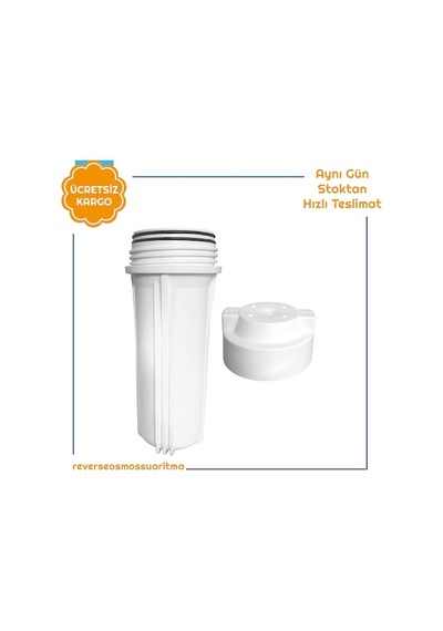 Su Arıtma Cihazları Için 10" 1/4 Girişli Mat Housing, Filtre Kabı
