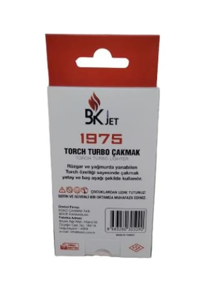 Bkjet Torch Turbo Pürmüz Ayarlanabilir Doldurulabilir Çakmak