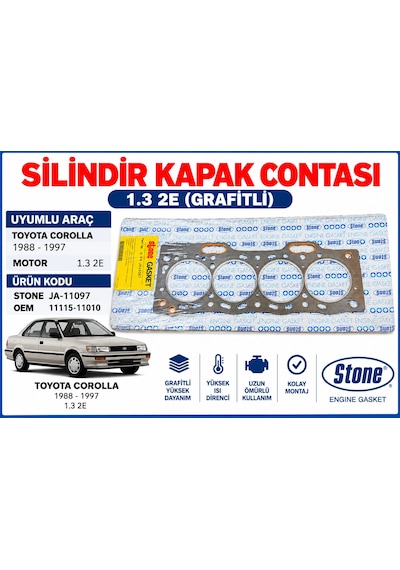 Corolla 88-97 1.3 2e Grafitli Silindir Kapak Contası Ja-11097