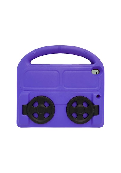 Ardemix Apple Uyumlu iPad 10.2 9.nesil Wheel Car Tekerlek Standlı Tablet Eva Silikon Kı Tablet Kılıfı