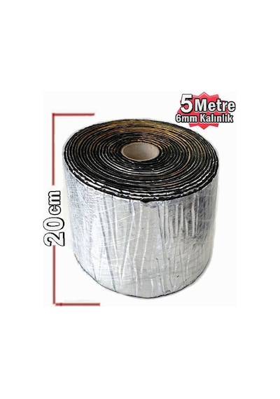 Kendinden Yapışkanlı Folyolu Oto Ses Yalıtım 6 MM 20 CM x 5 M