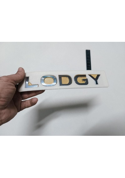 Dacia Uyumlu Lodgy Krom Bagaj Yazısı 3m 3d Abs