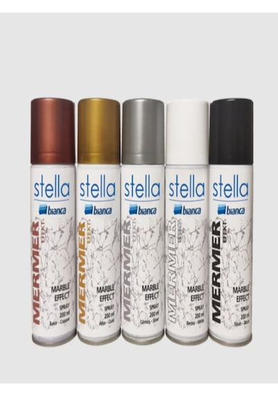Stella Bianca Sprey Mermer Efekt Gümüş 200 Ml Diğer