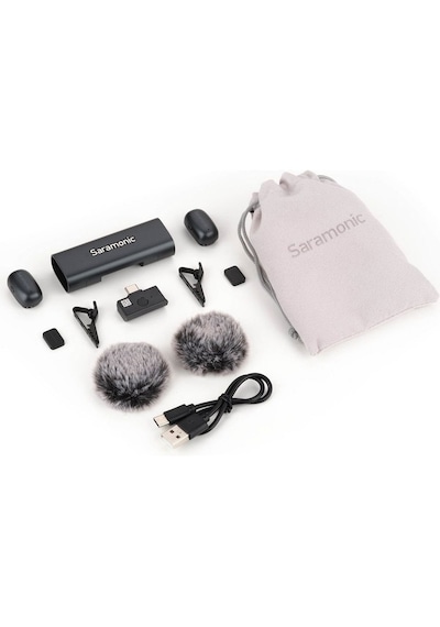 Saramonic Air Se Type-c 2 Kişilik Kablosuz Yaka Ve El Mikrofonu