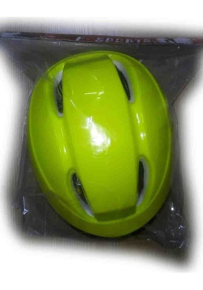 Sarı Kask Dizlik Dirseklik Eldiven Koruyucu Set Sarı