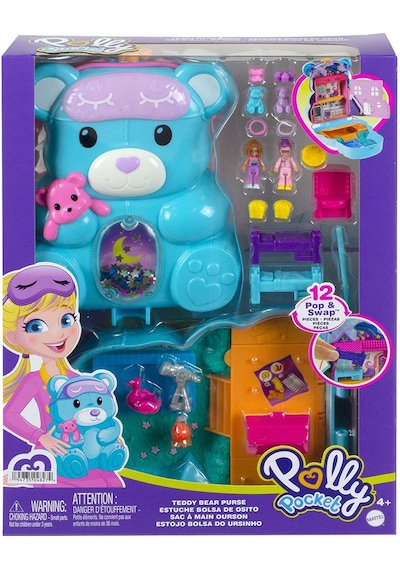 GKJ63 Polly Pocket Çanta Olabilen Micro Oyun Setleri / +4 yaş