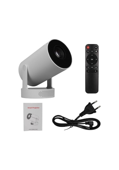 Hello Hy300pro Android 11 Akıllı Led Ayarlanabilir Projeksiyon Fhd Kablosuz Görüntü Aktarım Destekli Ev Sinema Sistemi