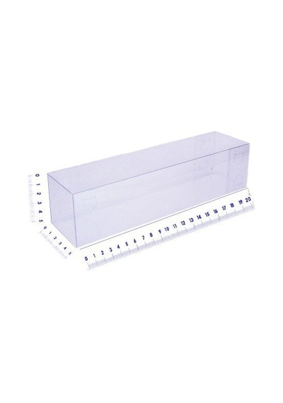 Şeffaf Asetat Kutu 5x5x20 Cm 10 Adet