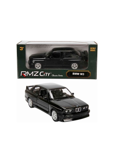 1:32 Rmz City Alman Klasikleri Serisi Die Cast Çek Bırak Model Araba - Siyah Bmw M3