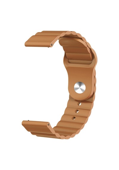 Huawei Watch Gt5 Gt4 Gt2e Gt2 Gt3 Gt3 Pro Honor Watch Uyumlu Silikon Loop Kordon Kahverengi Açık