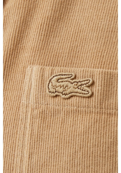 Lacoste Men's Regular Fit Button-down Collar Velvet Shirt Brown Erkek Düğmeli Yaka Kadife Gömlek Kahverengi Lacoste Men's Regular Fit Button-down Collar Velvet Shirt Brown Erkek Düğmeli Yaka Kadife Gömlek Kahverengi