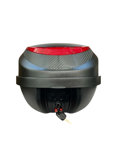 Motosiklet Arka Çanta 32 Litre Carbon Desen Sırt Dayama Pedi Motor Çanta Renkli