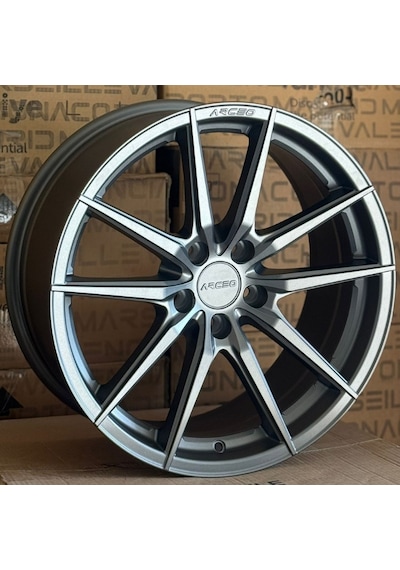 5 112 18 8.0 Et33 Ch72.6 Matt Gun Metal Arceo Monaco Jant