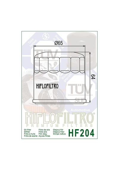 Honda Xl750 Transalp Yağ Filtresi Hf204 2023-2024