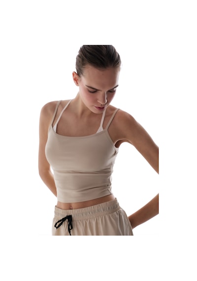 Penti Bej Layered Active Üst