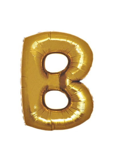 Gold Folyo Balon B Harfi 40 CM
