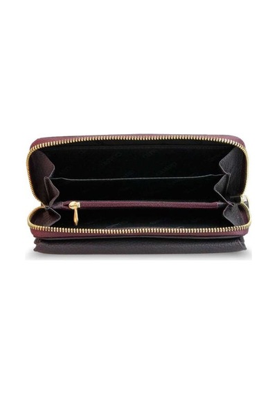 Guard Mat Bordo Hakiki Deri Kadın Cüzdanı P1263 Bordo