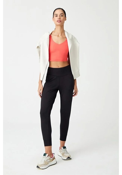 Cloudymood Kadın Siyah Yüksek Bel Jogger Eşofman Altı Joggers Siyah - 880996820 Siyah