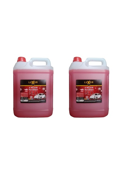 Luxor Kimya 2’li Set Konsantre -42 Kırmızı Antifriz 5'er Litre